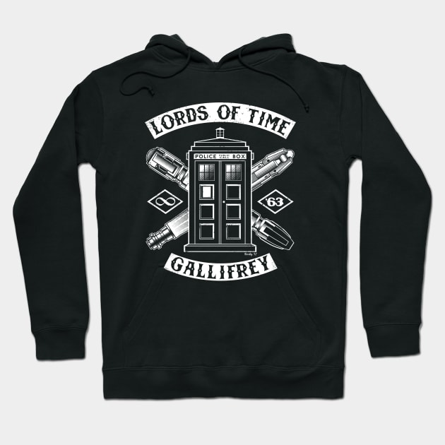 The Lords of Time Hoodie by Scott Derby Illustration